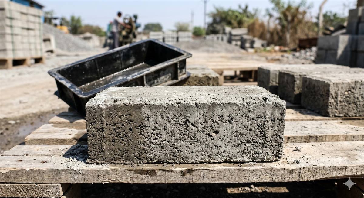 rough finishing paver block